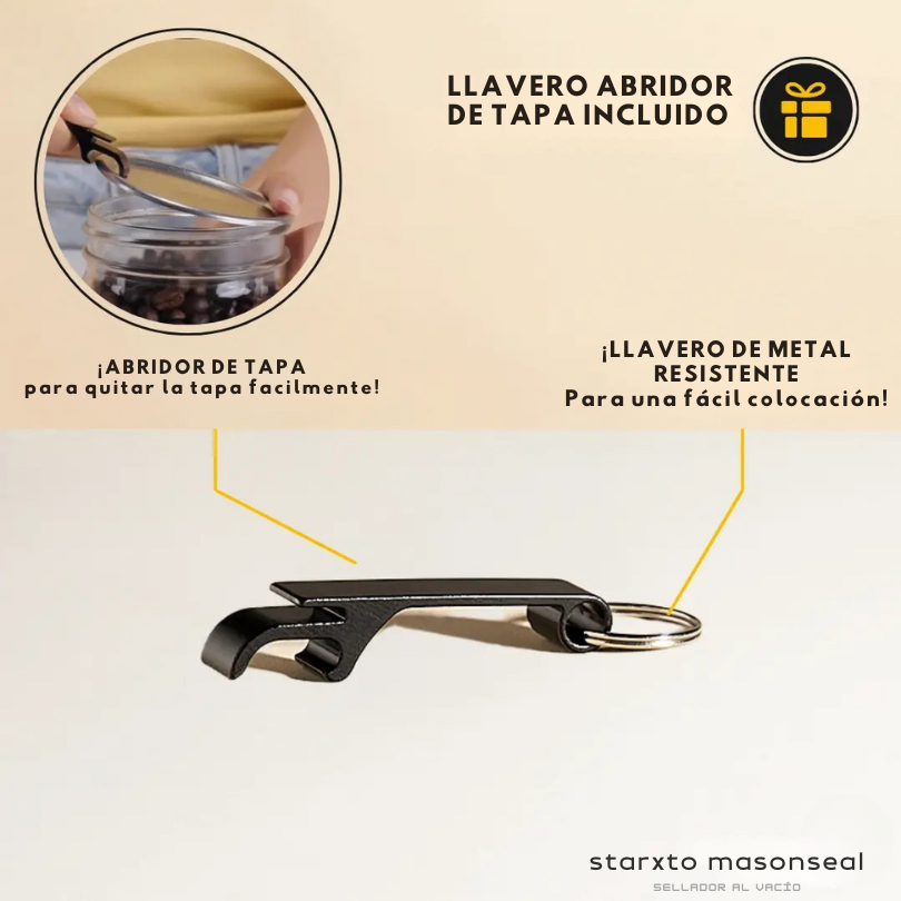 Juego de Selladora al Vacío Mason Seal