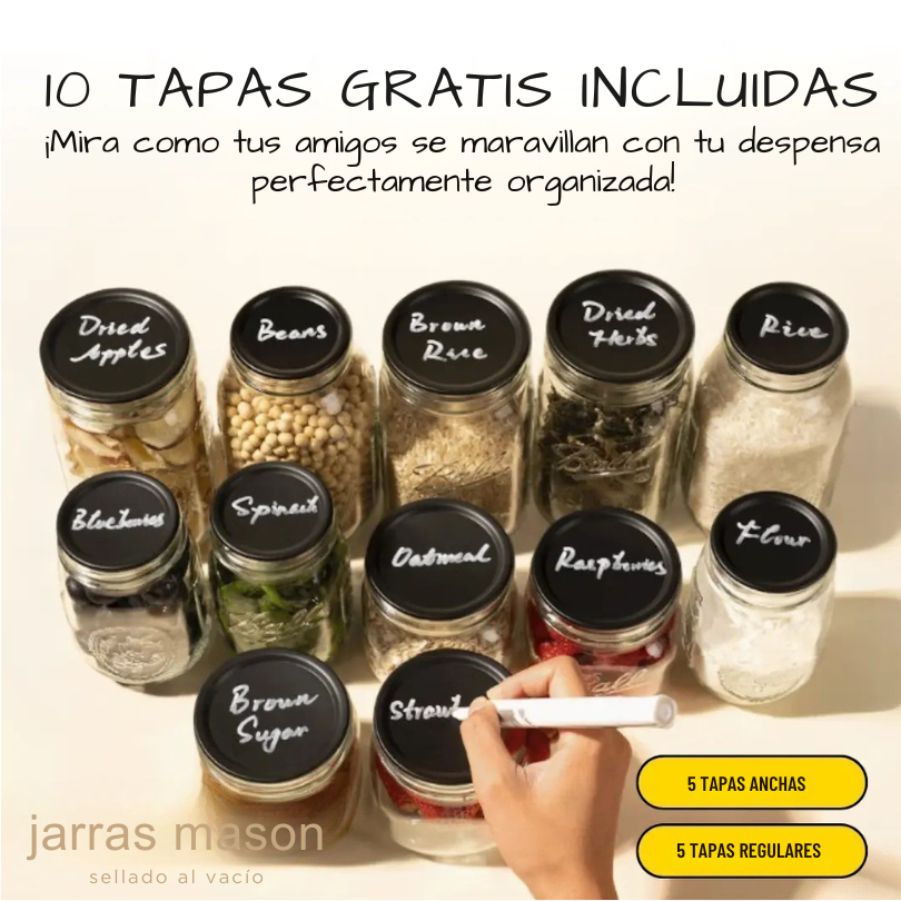 Juego de Selladora al Vacío Mason Seal