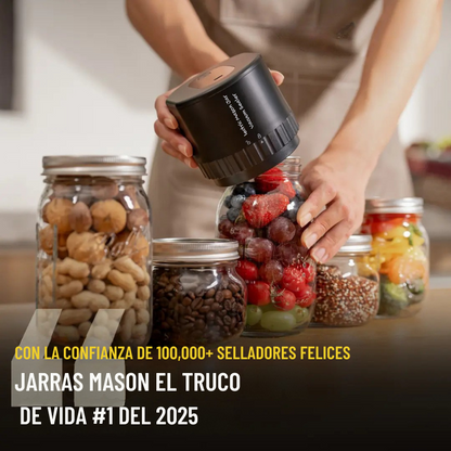 Juego de Selladora al Vacío Mason Seal