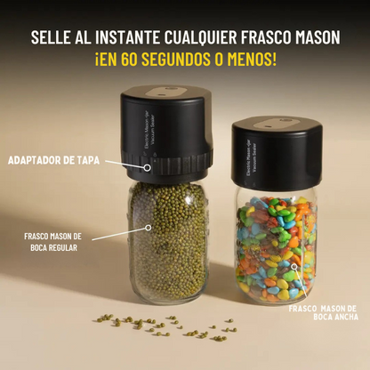 Juego de Selladora al Vacío Mason Seal