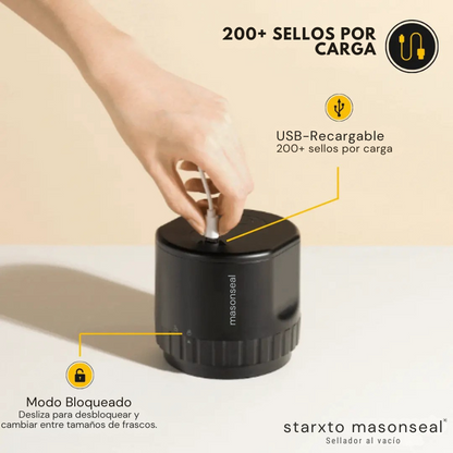 Juego de Selladora al Vacío Mason Seal