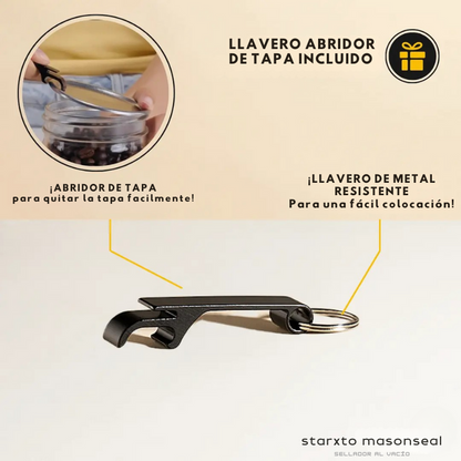 Juego de Selladora al Vacío Mason Seal